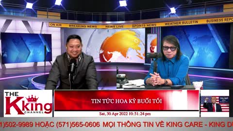 TIN TỨC HOA KỲ BUỔI TỐI - 04/30/2022 - The KING Channel