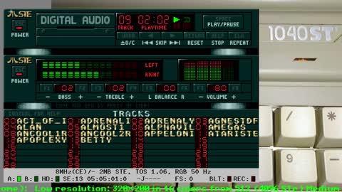 AN-COOL - 2R - 4 channels module from Atari ST demo