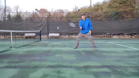 Tennis volley