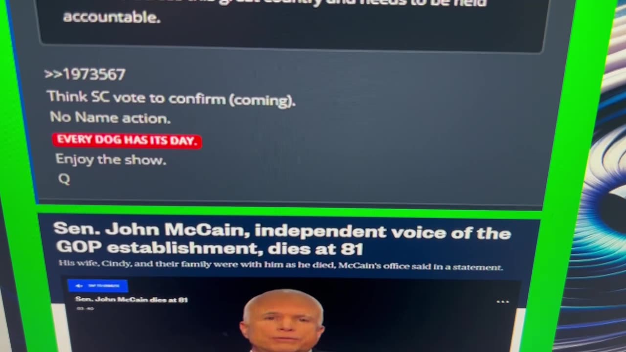 John McCain Q drops: Current ties April 11 2024