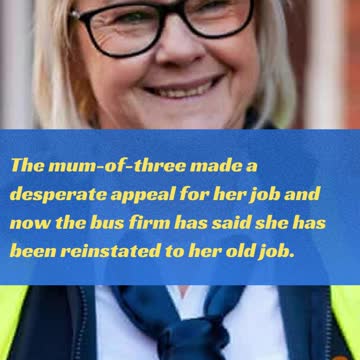 Bus driver (in the UK) 'too short' sacked then reinstated! 🤔