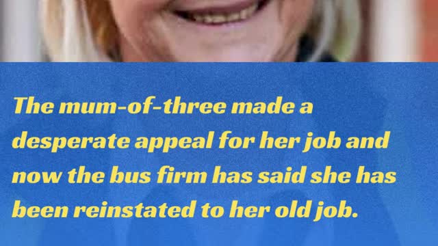 Bus driver (in the UK) 'too short' sacked then reinstated! 🤔