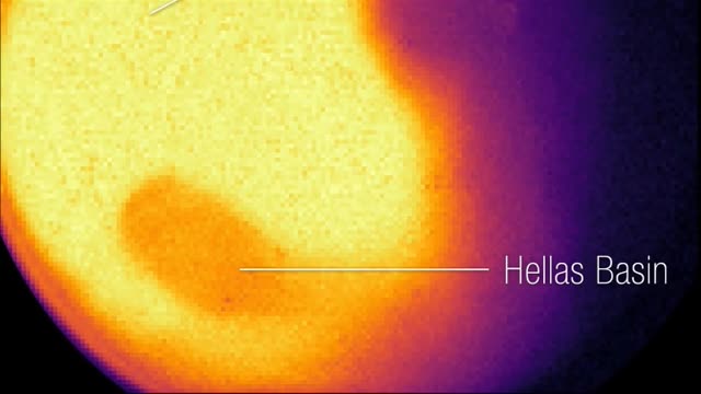 James Webb Space Telescope Capture Hellas Basin on Planet MARS