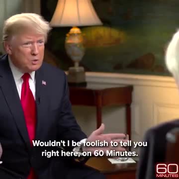 Trump tells 60 Minutes' Leslie Stahl he is not a 'baby'