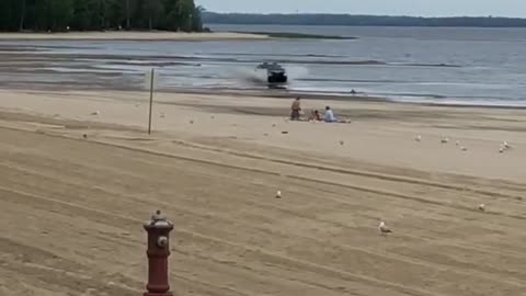 La Sureté du Québec au Parc d’Oka.