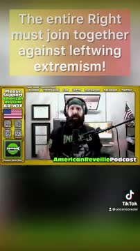 The #Right must #joinforces and #unite in order to #fightback against #leftwing #extremism #shorts