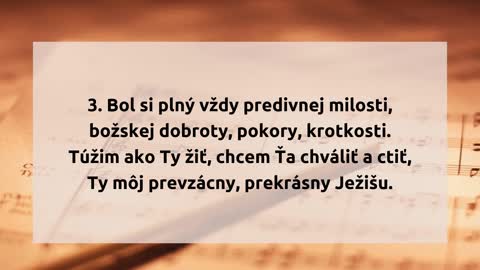 Túžim Pánovi svojmu sa podobať
