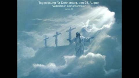 Tageslosung für Donnerstag, den 25. August