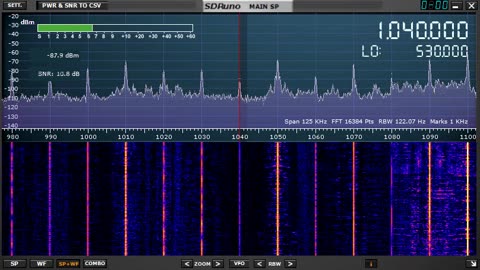 1040 KHz WHO Des Moines IA Heard in California 100318 MW DX AM