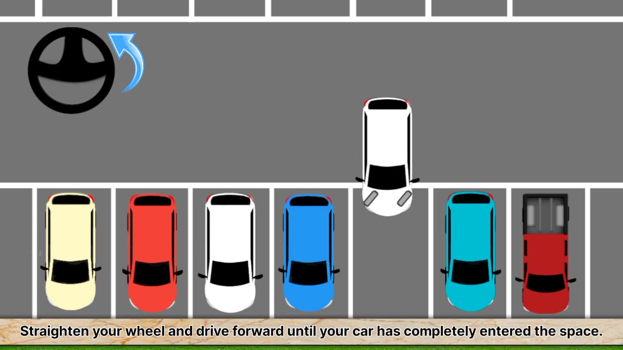 Forward Parking (Step by Step ~(ZedDrivingSchool)