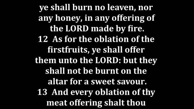 Leviticus 2 King James version