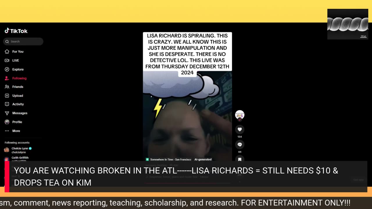 LISABOO RICHARDS 12/12/24 EARLY MORNING= STILL BEGS FOR YOUR $$$$$$