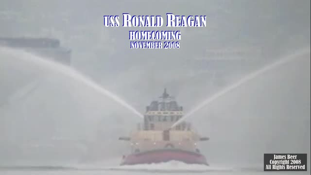 USS RONALD REAGAN 2008 HOMECOMING San Diego