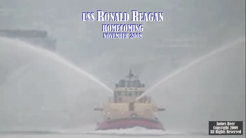 USS RONALD REAGAN 2008 HOMECOMING San Diego