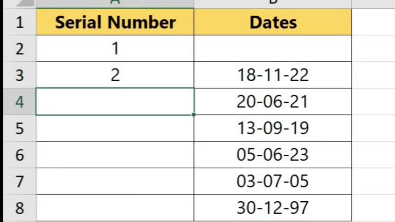 Excel Formula