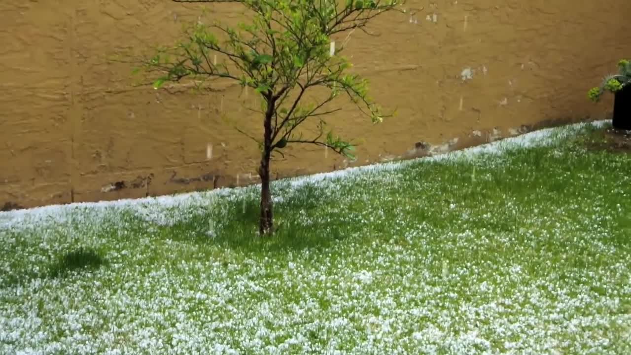 Hail in Phoenix March 08th 2013