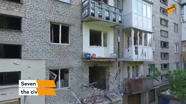 FROM 2015 - DESTROYED DONETSK FROM UKRAINIAN CIVIL WAR