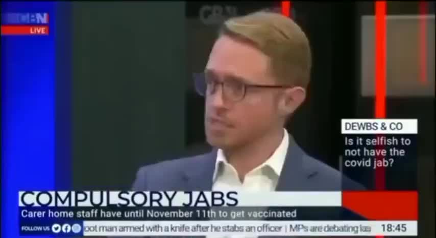 Prof. Lee Jones "Is it selfish to not have the covid jab?"