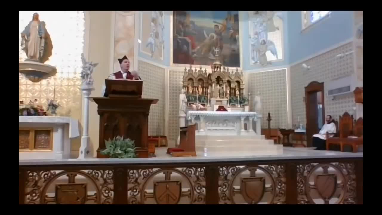 Fr. Altman - "Yes Lord I Will Take Your Chalice, And I Will Drink From It." Catholic Sermon V.071