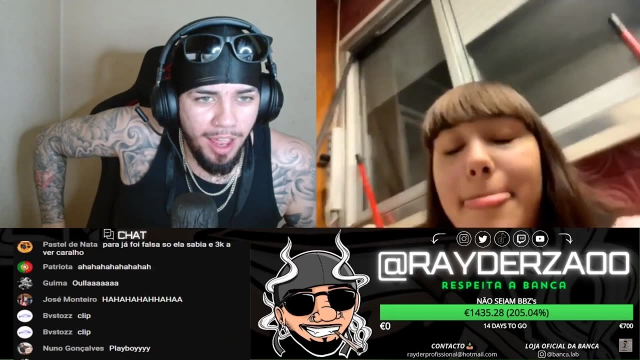 Rayder revela traição em live