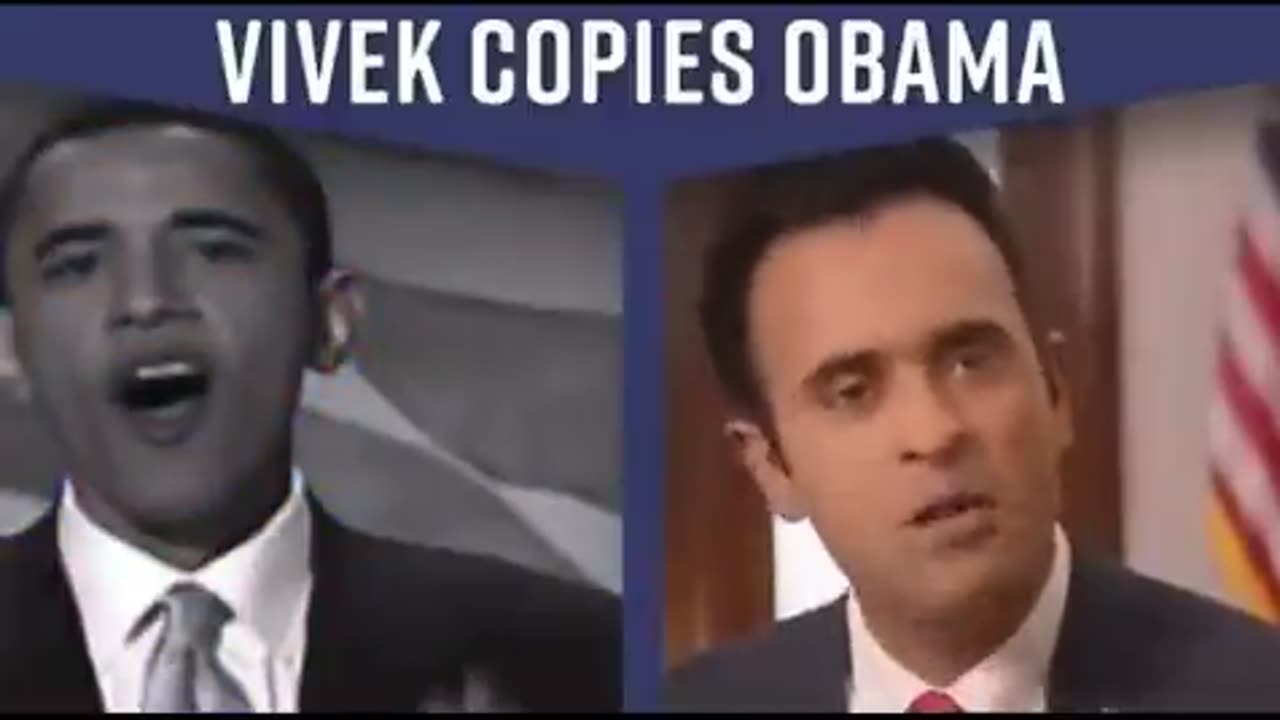 Vivek copying Obama?