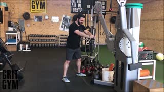 Cable Assisted Squat