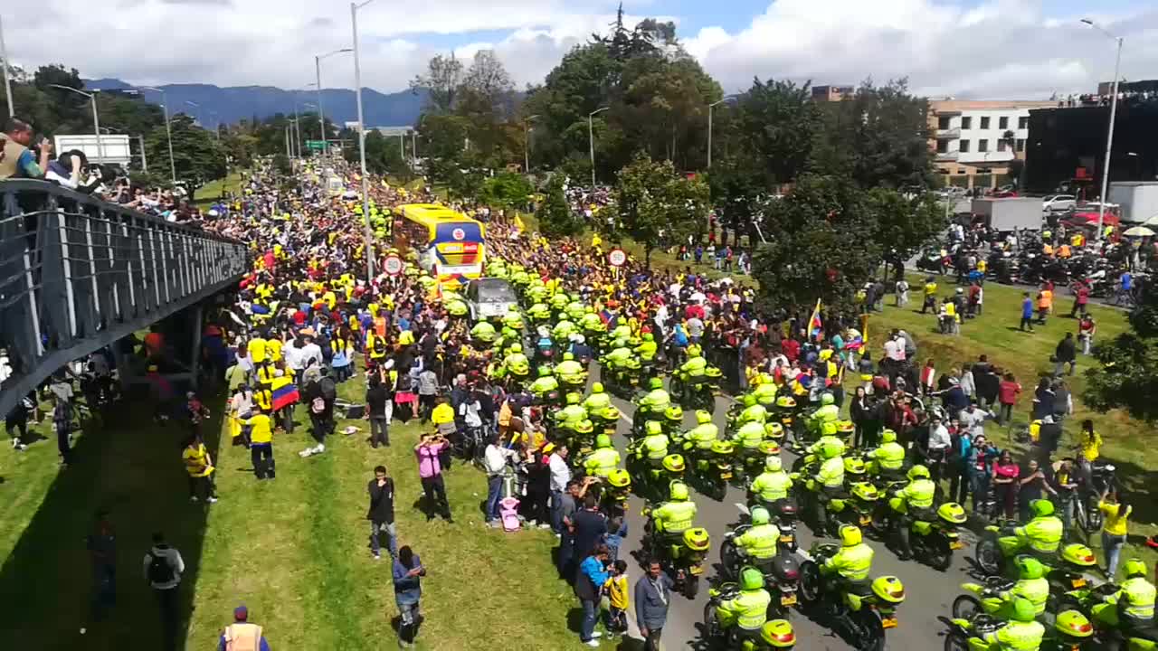 Así se vive la fiesta de bienvenida para la Selección Colombia en Bogotá