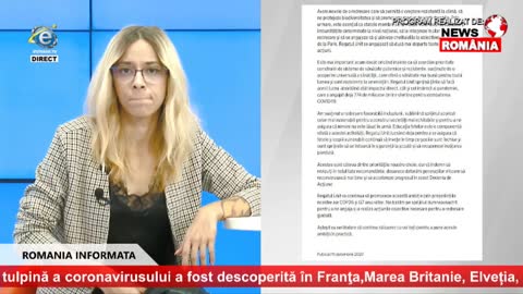 România informată (News România; 15.11.2021)