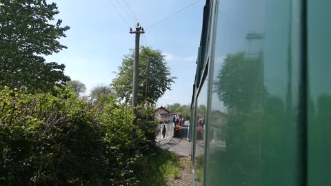 Arrival Behind Sapper On The K&ESR Into Bodiam Station, East Sussex 2023