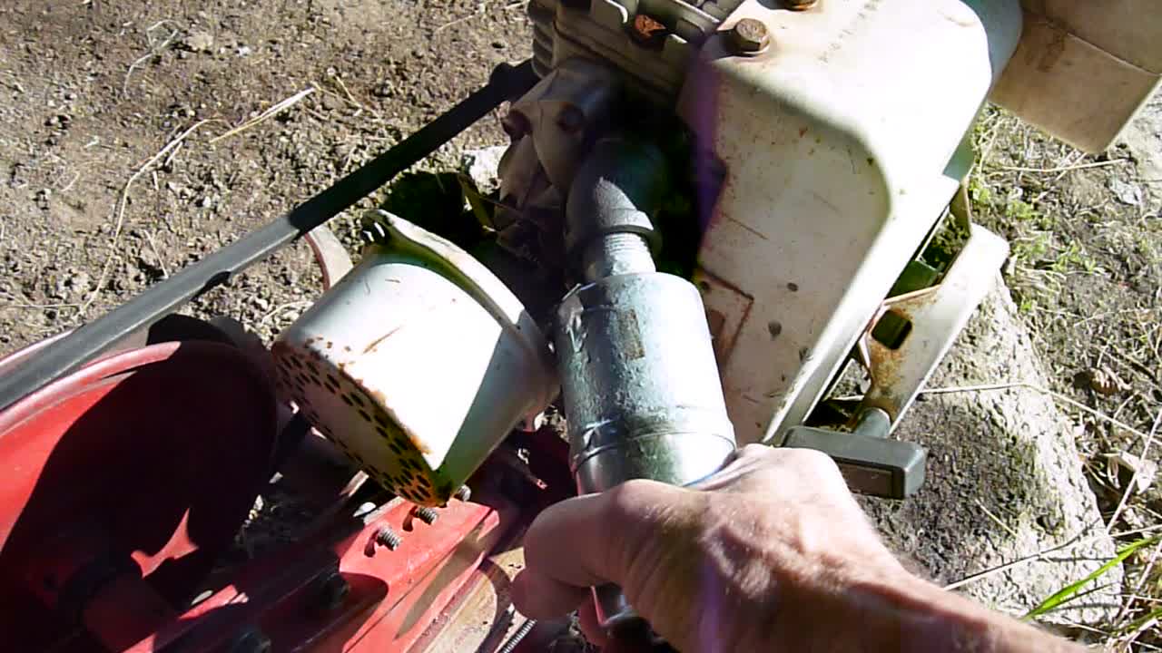 Rototiller from landfill to functional