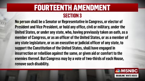 An unprecedented situation': Efforts to bar Trump with 14th Amendment gain steam