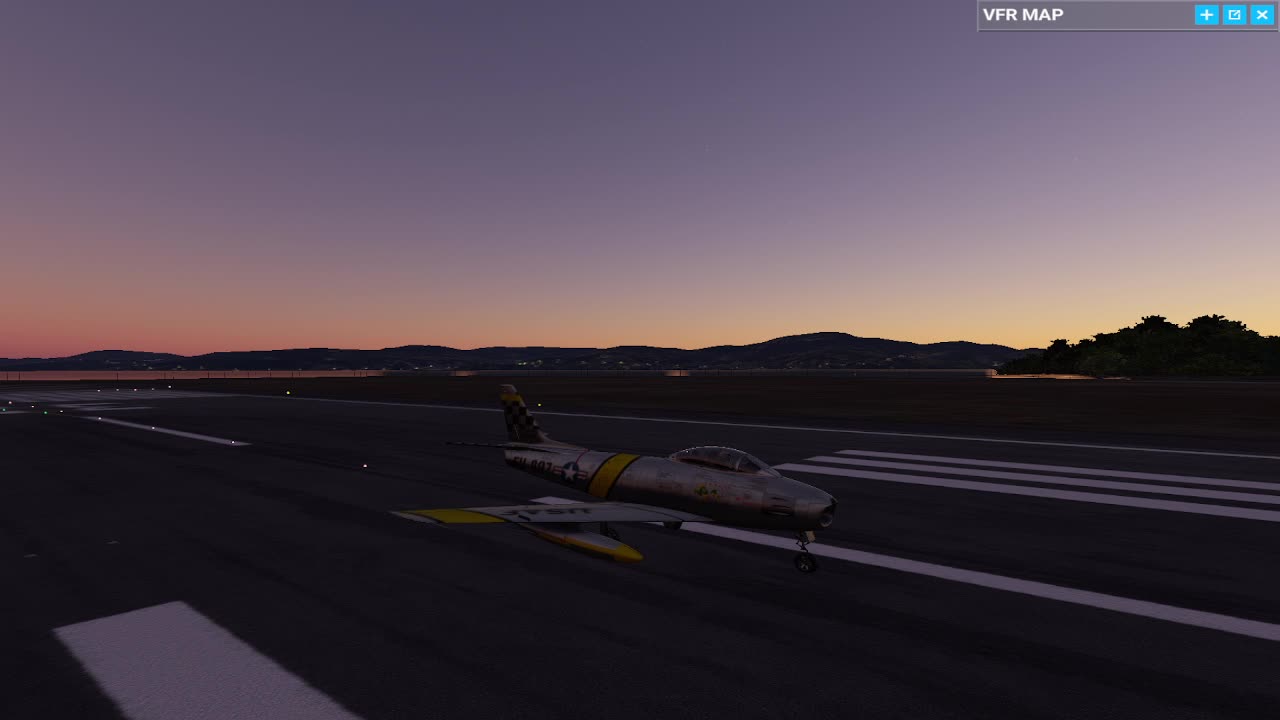 SUNDAY NIGHT CHILL FLIGHT!! ROCKING THE F-86 SABER OVER JAPAN!!
