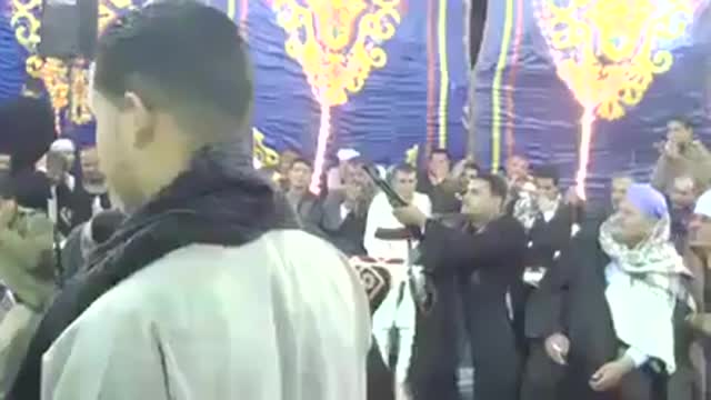 Watch the use of firearms in celebrations in southern Egypt, randomly