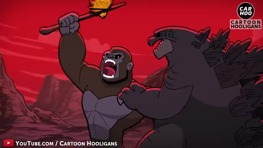 Godzilla vs King Kong Axe Fight