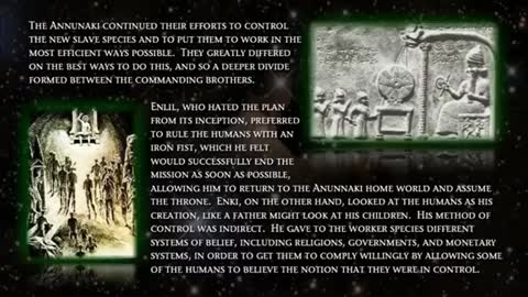 THE SUMMERIAN GODS ENKI ENLIL EA YA YAWEW THE ANUNAKI GODS OF EDEN THE HUMAN EXPERIMEMT