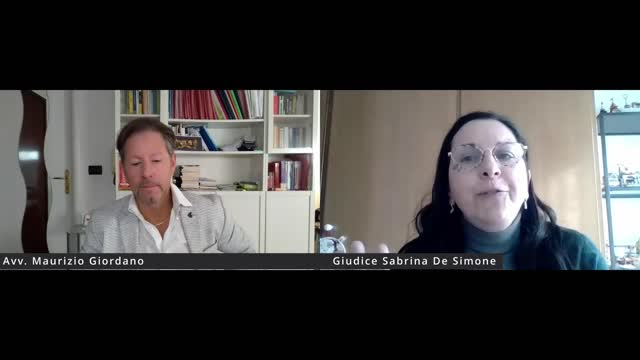 L'avv. Maurizio Giordano intervista il giudice Sabrina De Simone