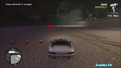 Grand Theft Auto San Andreas The Definitive Edition (84) Driving School (ALL GOLD)