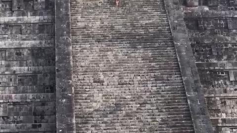 Woman Trespasses Upon Pyramid