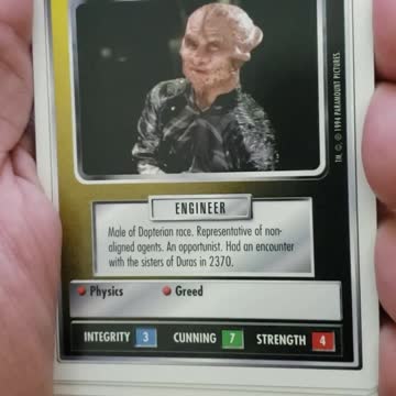 OPENING A 1994 STAR TREK: TNG CCG BOOSTER PACK - 2