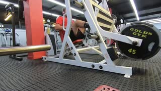 Top sets of hamstring day 7-6-20 at The Iron Forged Gym. Anabolic Cartel clip from episode 21