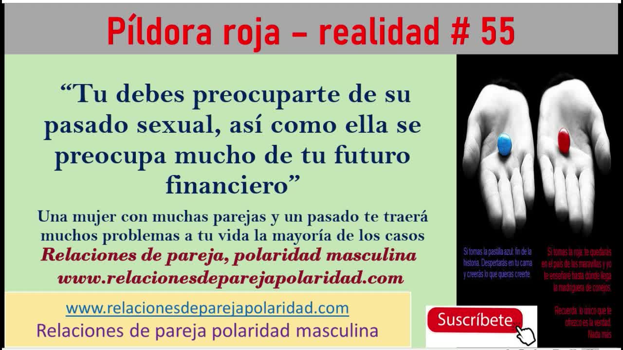 Píldora roja – realidad # 55