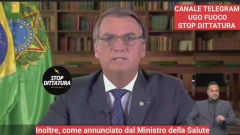 Bolsonaro: 🔴 'LA LIBERTÀ DEVE ESSERE RISPETTATA