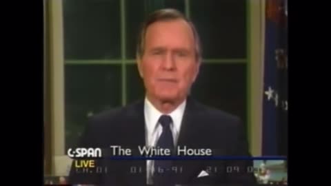 Does anyone remember this speech from George W Bush and the New World Order?