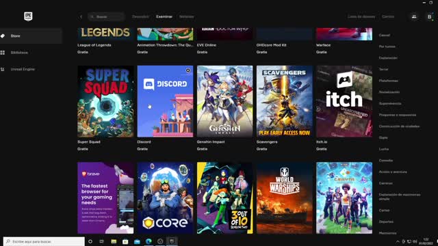 descraga de juegos gratis epic games febrero de 2022