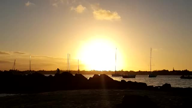 Beach Sun set