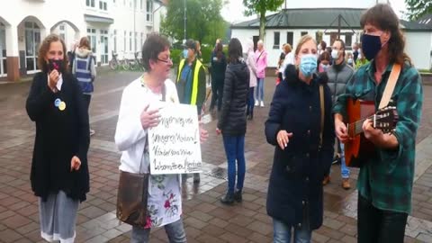 Holte Demonstration für Freiheitsrechte