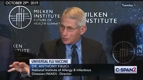 October 2019: Fauci and top HHS officials conceptualize a pandemic originating from China