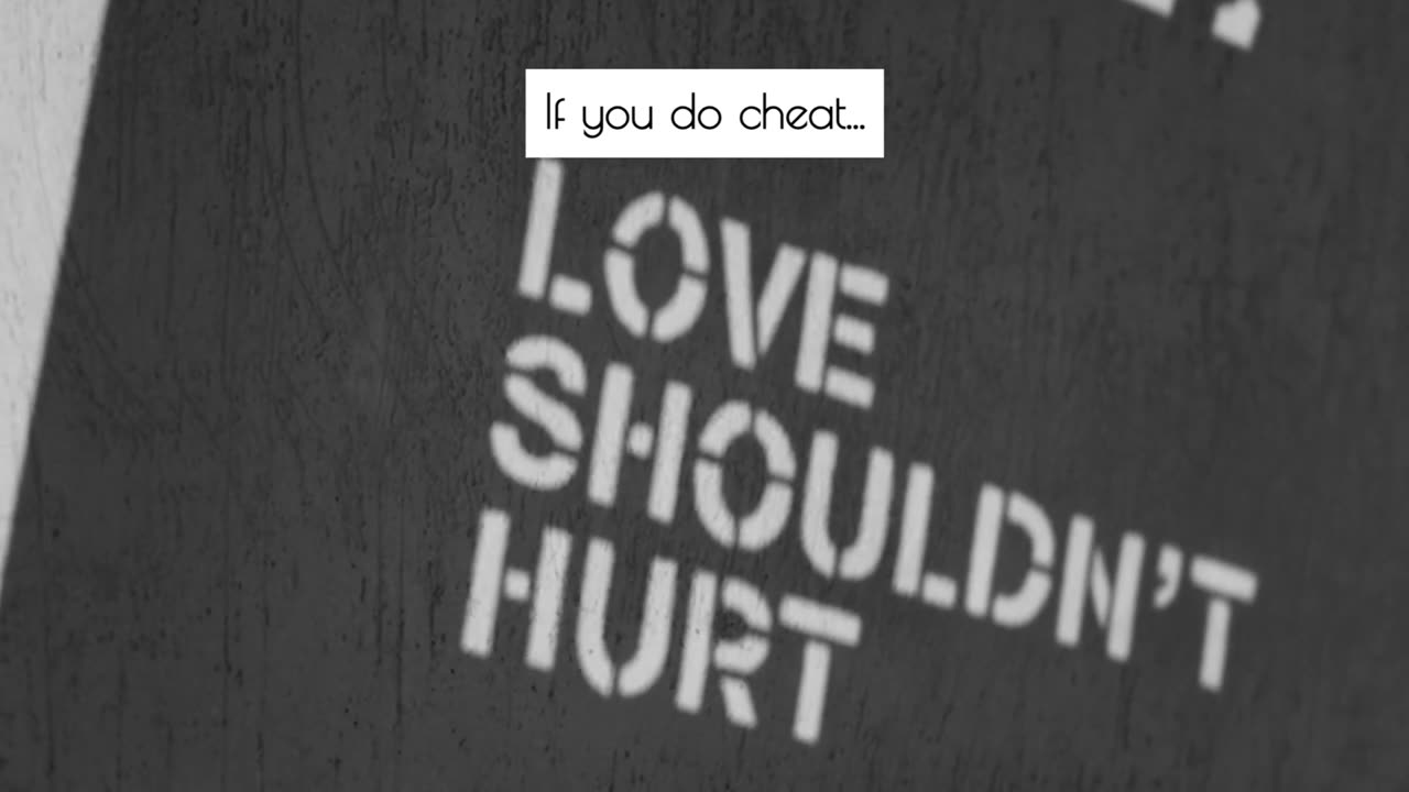 Can you cheat someone you love?