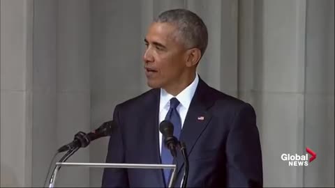 John McCain funeral: Barack Obama FULL eulogy