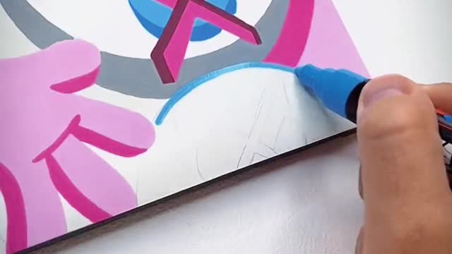 I painted my sisters MacBook Pro while she was asleep!